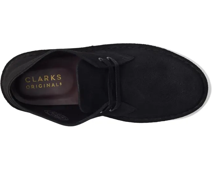 Clarks ботинки Desert Boots из замши с подошвой из натурального крепа