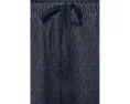 Органические хлопковые прямые брюки Indigo Knit от Eileen Fisher