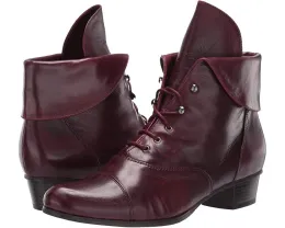 Ботинки Spring Step Galil из глянцевой кожи со шнуровкой и стеганым воротником