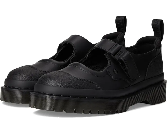Балетки Indica Elphie Mary Jane от Dr. Martens с острым носком и пряжкой