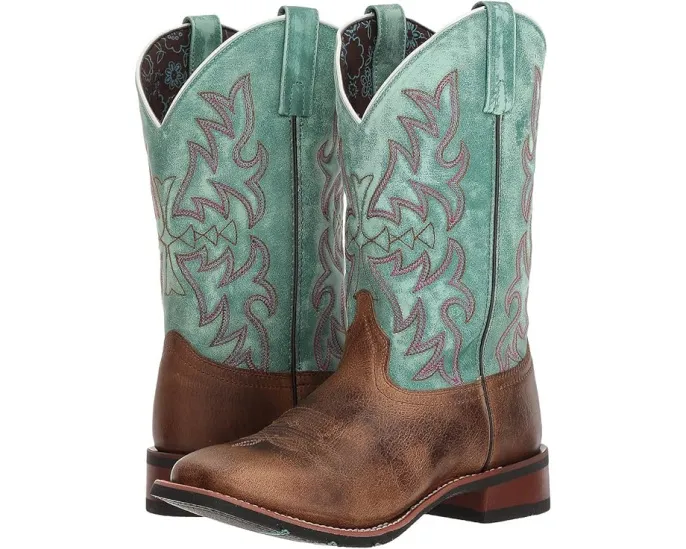 Laredo Anita ковбойские сапоги с двухтонным верхом и каблуком Stockman