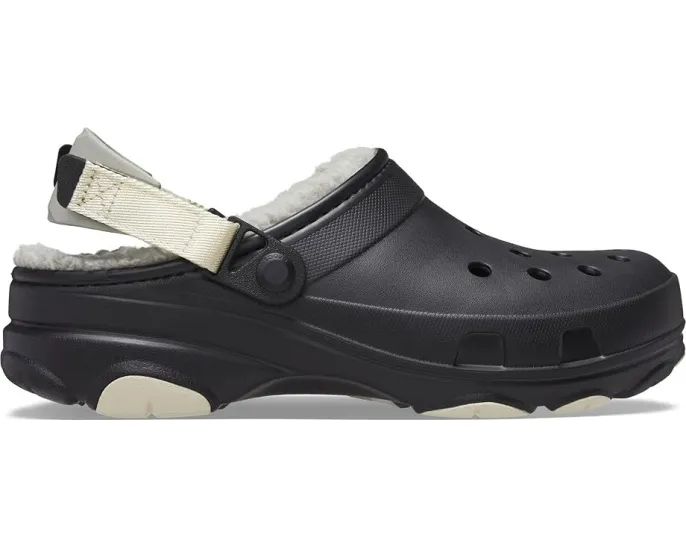 Утепленные кроксы Crocs All Terrain Lined Clog с регулируемым задним ремешком