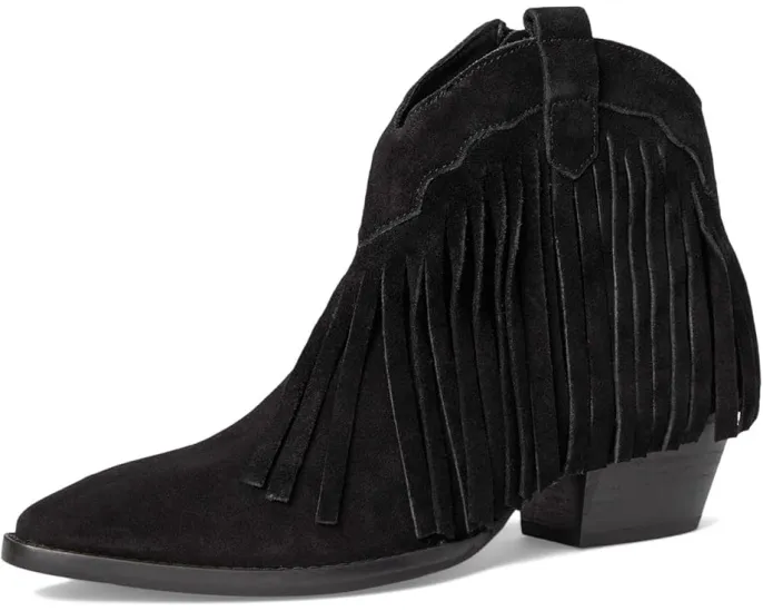 Ботильоны Seychelles Easy Come Easy Go из мягкой замши с бахромой