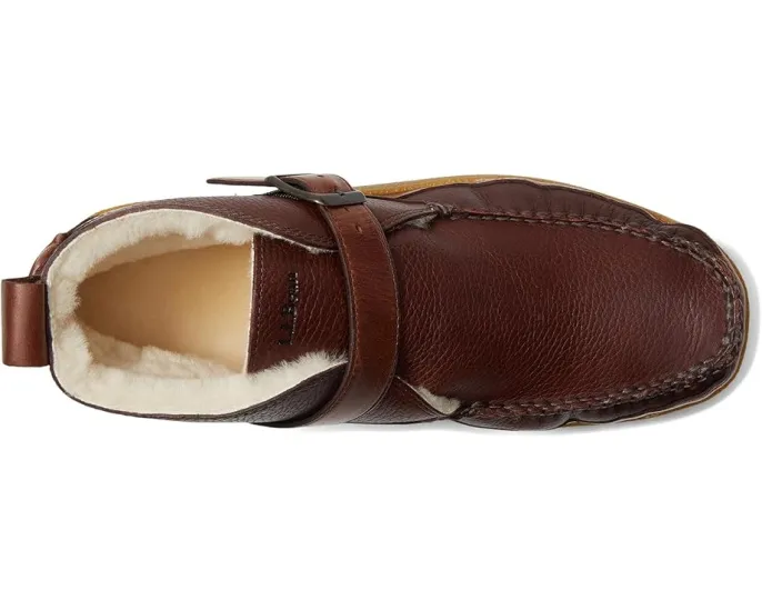 Ботинки Lodge Moc с овчиной, пряжкой и подошвой Vibram в стиле мокасин