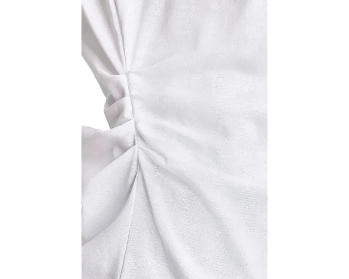 Майка-борцовка Sanctuary с плиссировкой на плечах и полосатым принтом