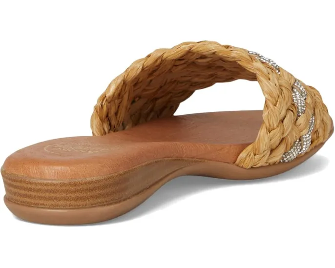 Andre Assous Сандалии Nahala на низком каблуке с плетеным верхом