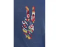 Футболка World Flags Peace Tee KG7781F26 от John Varvatos с принтом флагов