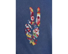Футболка World Flags Peace Tee KG7781F26 от John Varvatos с принтом флагов