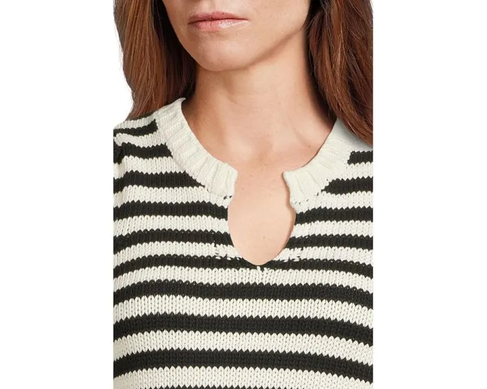 Michael Stars Rosanna полосатый свитер с пышными рукавами