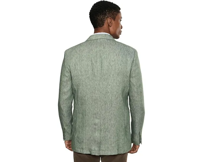 Пиджак Johnston & Murphy Conley из льна и полиэстера с саржевым переплетением