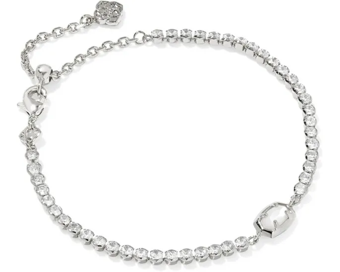 Браслет Emilie Tennis с родиевым покрытием от Kendra Scott