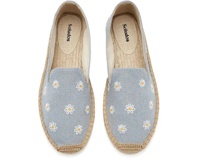 Эспадрильи Daisies Smoking Espadrille Soludos с цветочным принтом