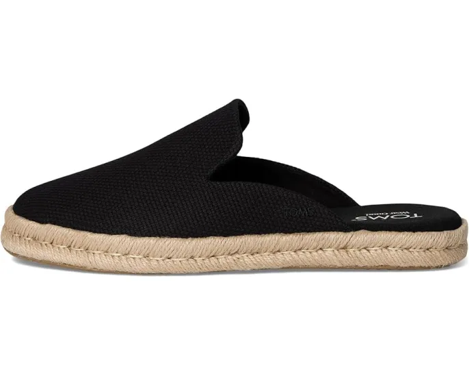 Мюли TOMS Santiago на платформе с круглым носком и веревочной отделкой