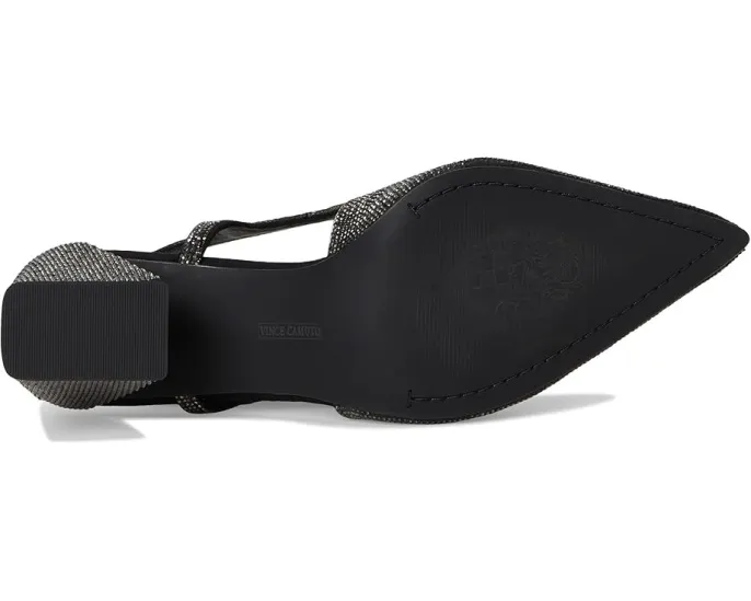 Туфли-лодочки Vince Camuto Sindreea на устойчивом каблуке с ремешком и стразами