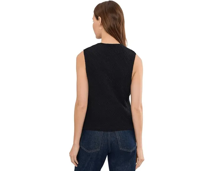 Топ Vince Shadow Grid с капюшоном и фактурной вязкой