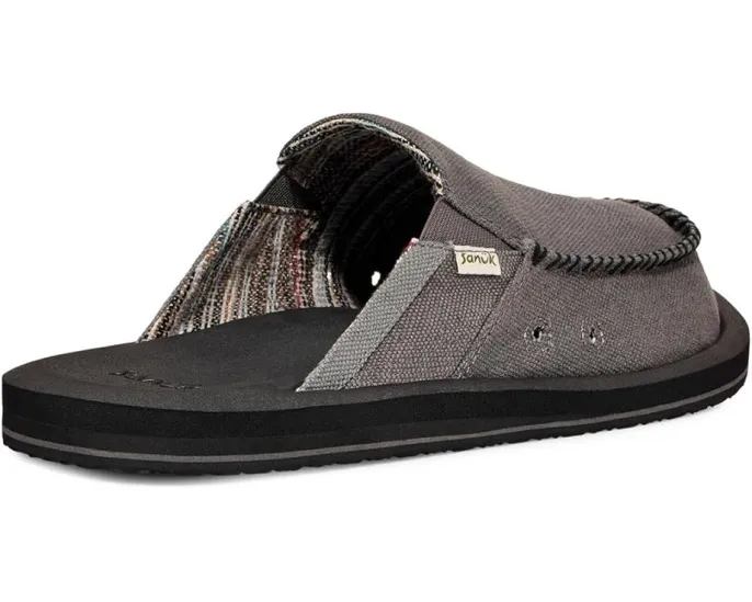 Сланцы Sanuk You Got My Back Soft Top Hemp из конопли с мягким верхом