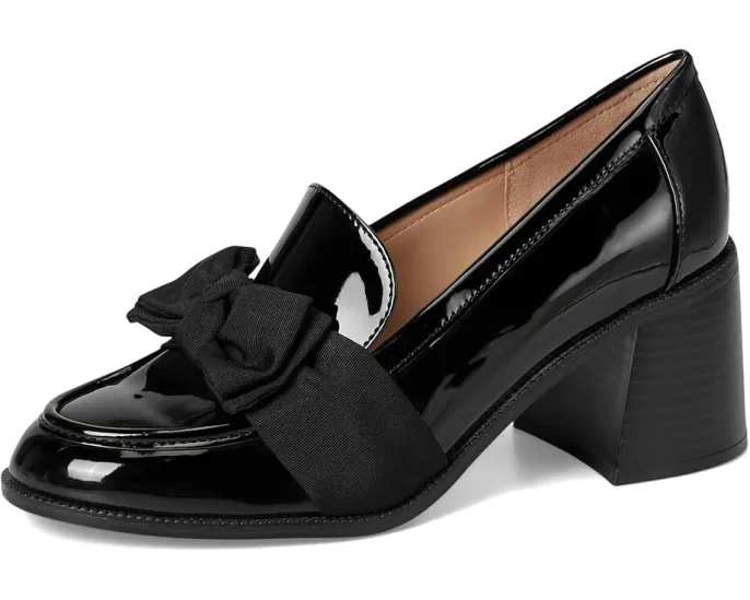 Лоферы Bandolino Korrar с высоким каблуком и бантом