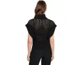 Вязаный свитер Gaines 1/2 Zip от Varley с высоким воротником и короткими рукавами