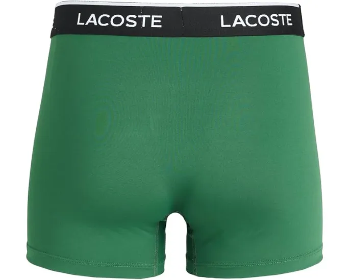 3 пары трусов Lacoste из микрофибры с жаккардовым поясом