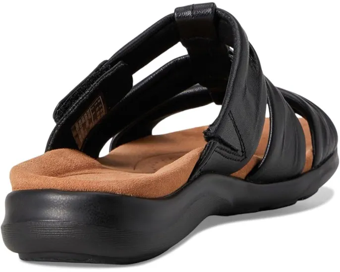 Сандалии Clarks Kitly Slide с лазерной резьбой и регулируемым ремешком