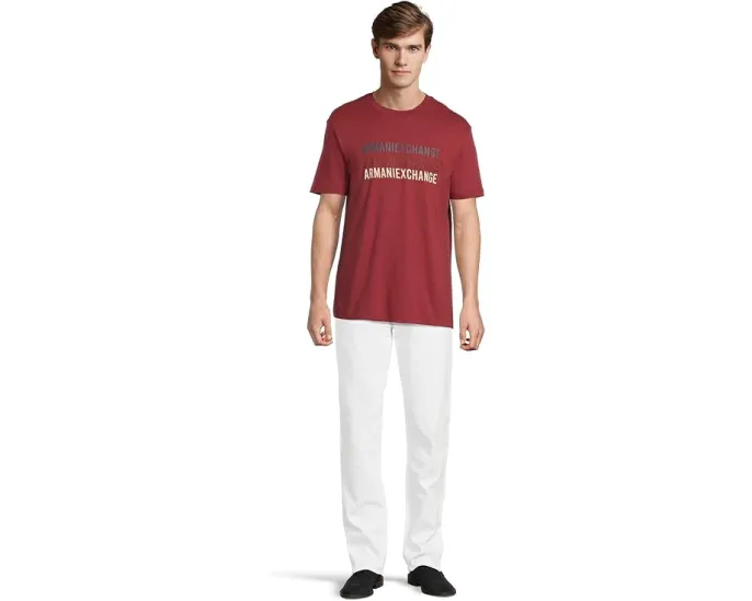Футболка Armani Exchange с мульти-логотипом