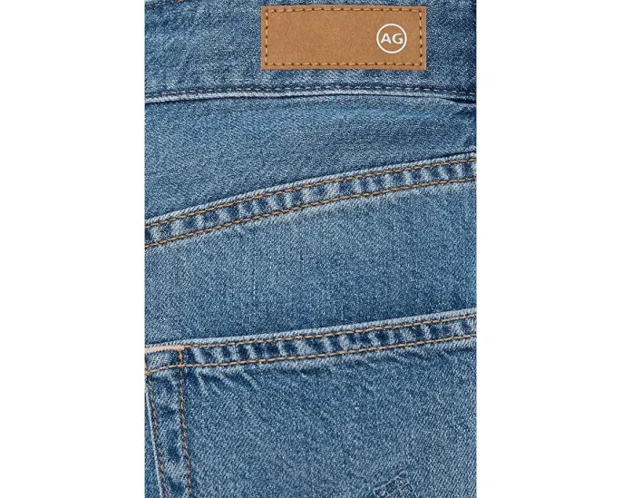 Шорты AG Jeans Thalia High-Rise Wide Leg из галактической ткани