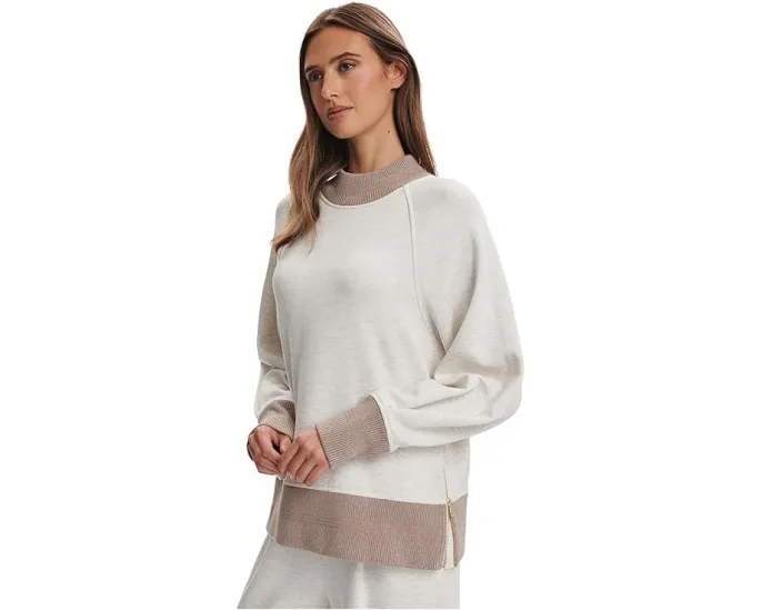 Свитшот Loxley реглан в стиле бойфренд с боковой молнией Varley