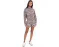 Essentials Graphics Animal Print Relaxed Woven Half-zip Jacket