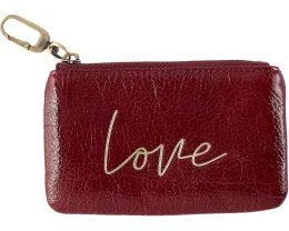 Подарочный клатч HOBO Sentiment Pouch с надписью Love