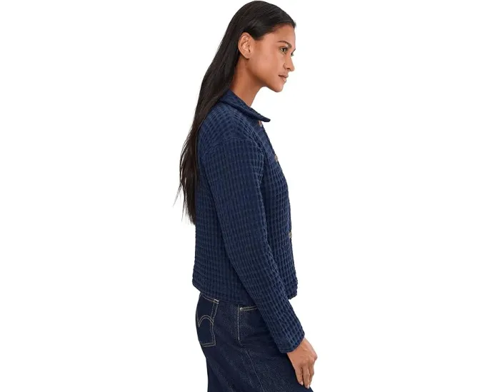 Куртка Mod-o-doc с вафельной текстурой и застежкой на пуговицы