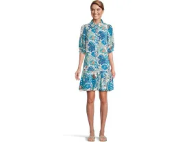 Белое платье Brett с цветочным кружевом и корсетом от Lilly Pulitzer