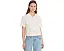 Футболка Lilla P Elbow Sleeve Button Down с воротником и застежкой на пуговицы
