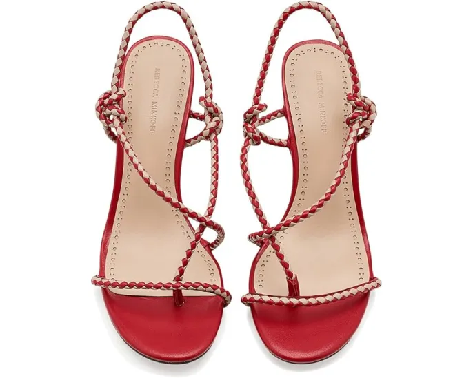 Сандалии Rebecca Minkoff Jayce на каблуке с плетением