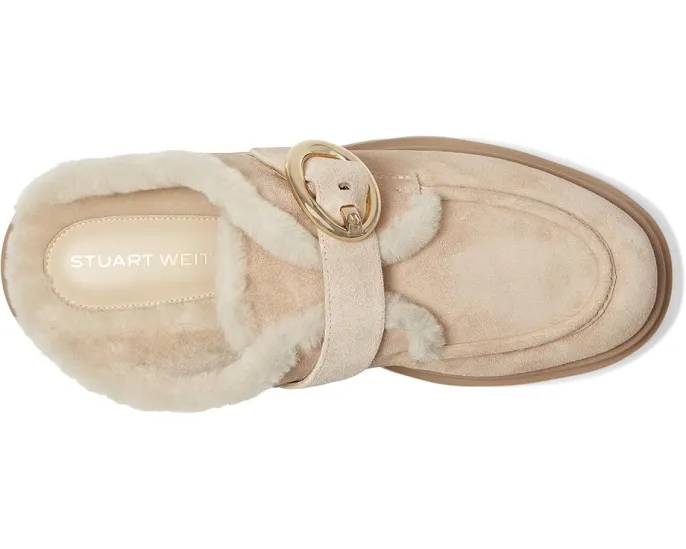 Stuart Weitzman Мюли Benni из овчины с мягкой подкладкой