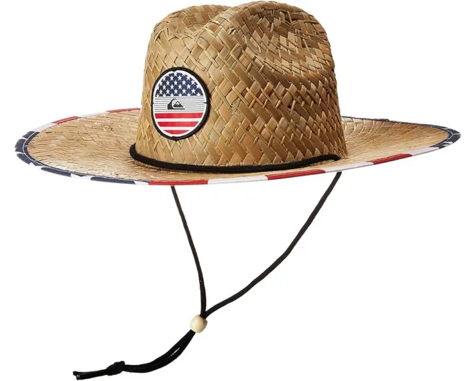 Пляжная шляпа Quiksilver Pierside из соломы с широкими полями