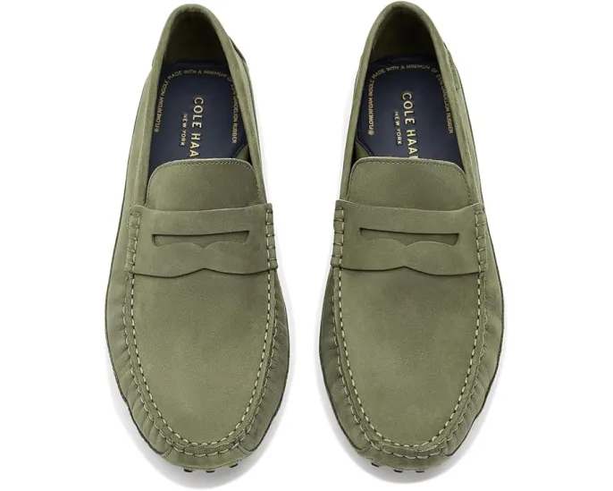Замшевые лоферы Cole Haan Davies Grand Penny с круглым носком и резиновой подошвой
