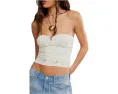 Free People топ Ever Afternoon Tube с кружевным цветочным узором