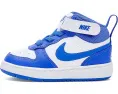 Детские кроссовки Nike Court Borough Mid 2 с застежкой на липучке из кожи