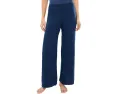 Eberjey брюки Fine Gauge Pants широкие с завышенной талией