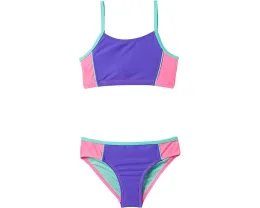 Детский купальник Under Armour Kids Piping Color-Block с защитой от солнца UPF 30