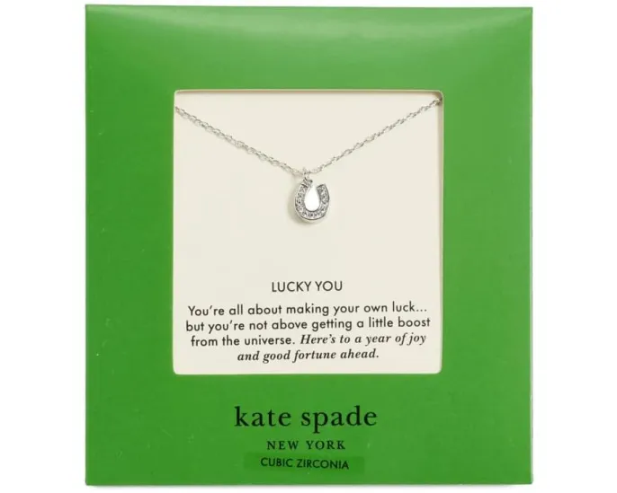 Кулон Kate Spade New York Lucky You для игривого акцента