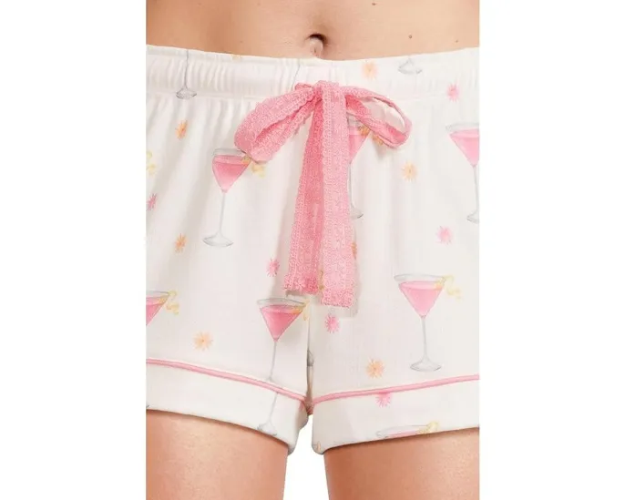 Пижамный комплект P.J. Salvage Tini Time с принтом в виде мартини
