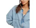Free People Джинсовая куртка Birdie с расклешенными рукавами и карманами
