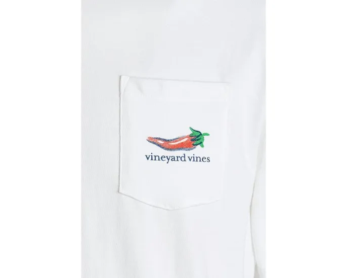 Детская футболка Vineyard Vines Kids с чили и собакой