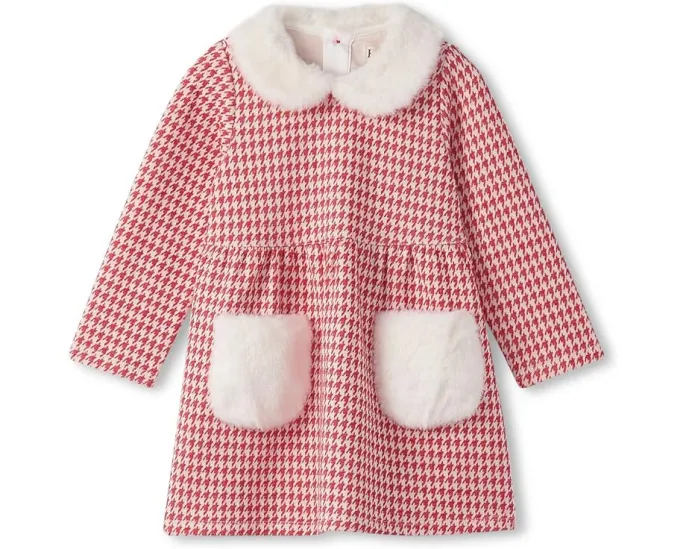 Платье Hatley Kids с отделкой из искусственного меха