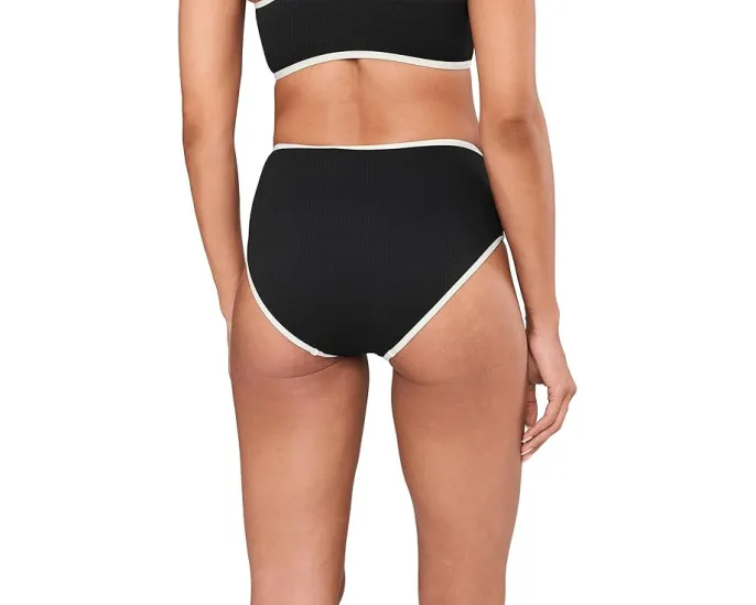 Шорты пляжные с высокой талией Beach Bound от Seafolly с контрастной окантовкой