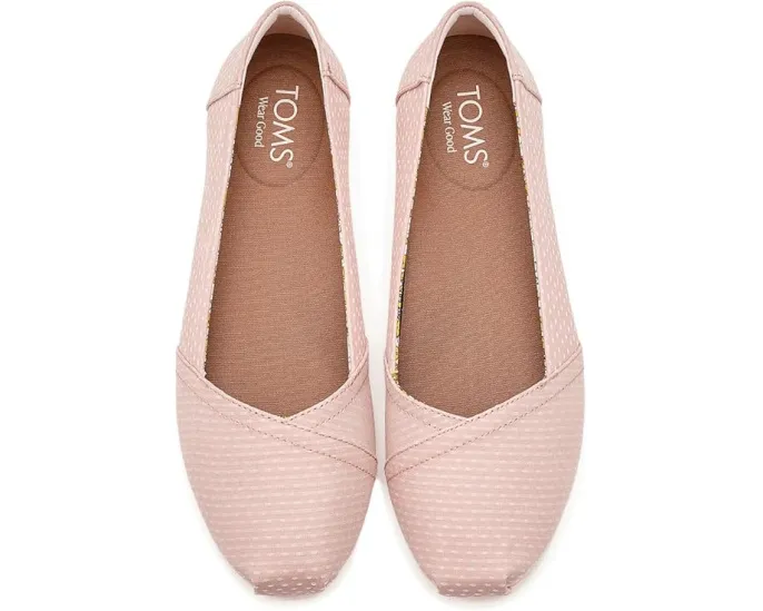 Балетки TOMS Alpargata Ballet с V-образным мысом и стелькой с памятью формы