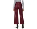 Joe's Jeans The Mia Wide Leg Ankle Coated джинсы с покрытием и длиной до щиколотки