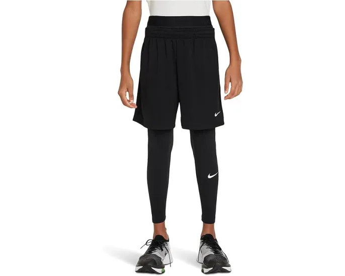 Детские леггинсы Nike Pro Dri-FIT с усиленной зоной на коленях