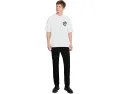 Футболка Orlando Short Sleeve Crew от AllSaints из хлопка с прямым подолом